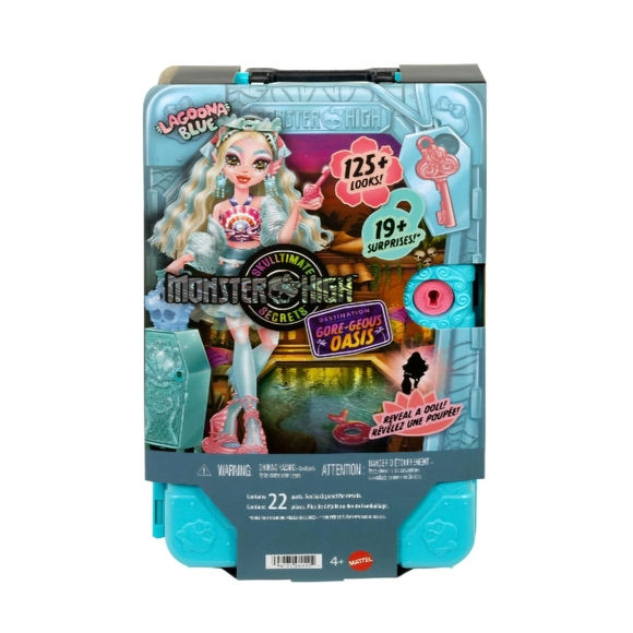 Monster High Lagoona Blue Doll with Aqua Case and Pink Accents - Picture 6 of 7